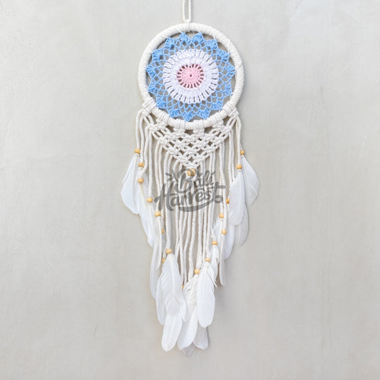 Crochet Macrame Dreamcatcher (Color 02)