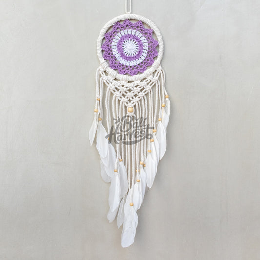 Crochet Macrame Dreamcatcher (Color 12)