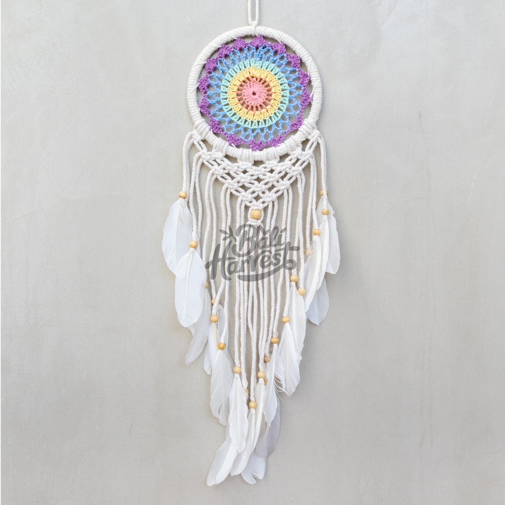 Crochet Macrame Dreamcatcher (Color 13)