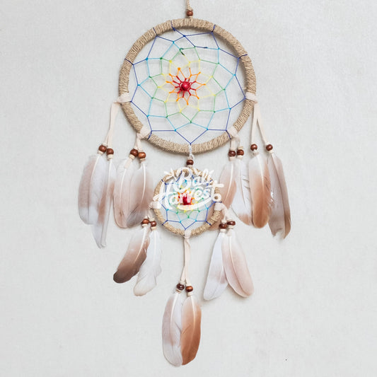 Wall Hanging Dreamcatcher (Webbing Beige)