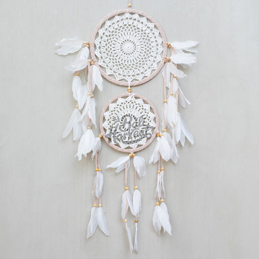 Wall Hanging Dreamcatcher (Double Rings Medium)