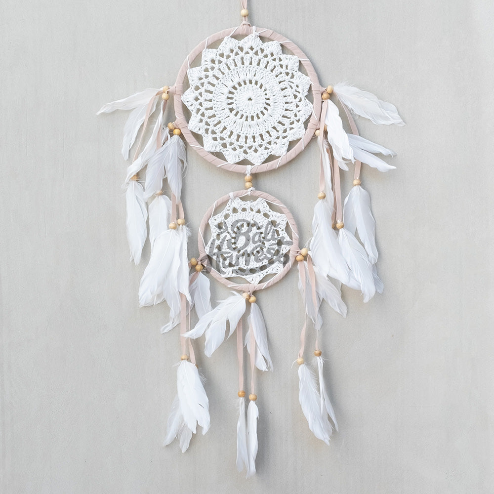 Wall Hanging Dreamcatcher (Double Rings Small)