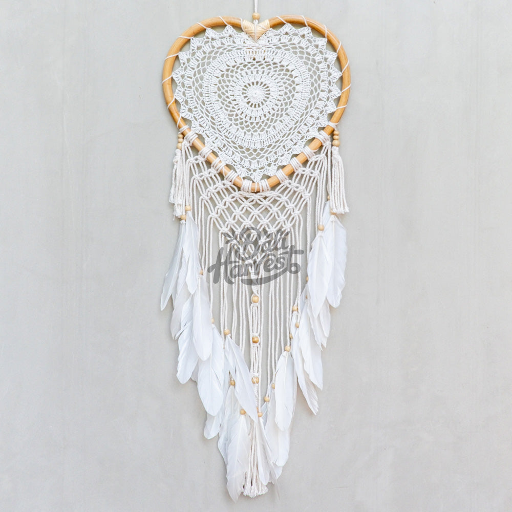 Wall Hanging Dreamcatcher (Heart)