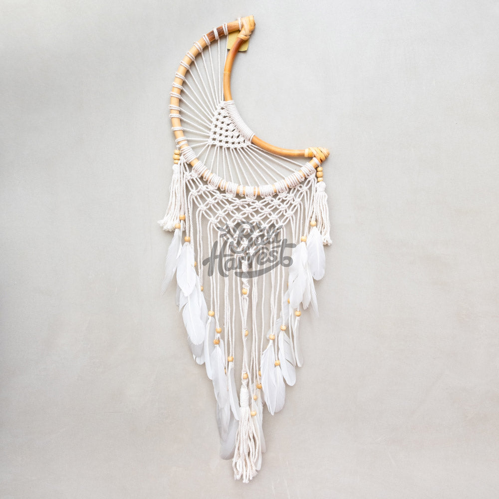 Wall Hanging Dreamcatcher (Moon)