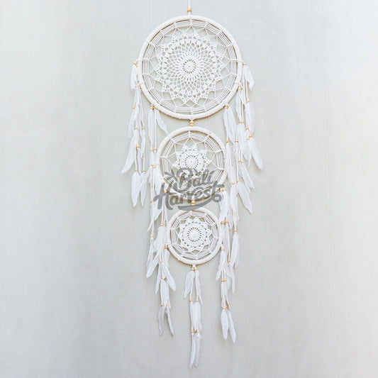 Wall Hanging Dreamcatcher (Triple Rings)