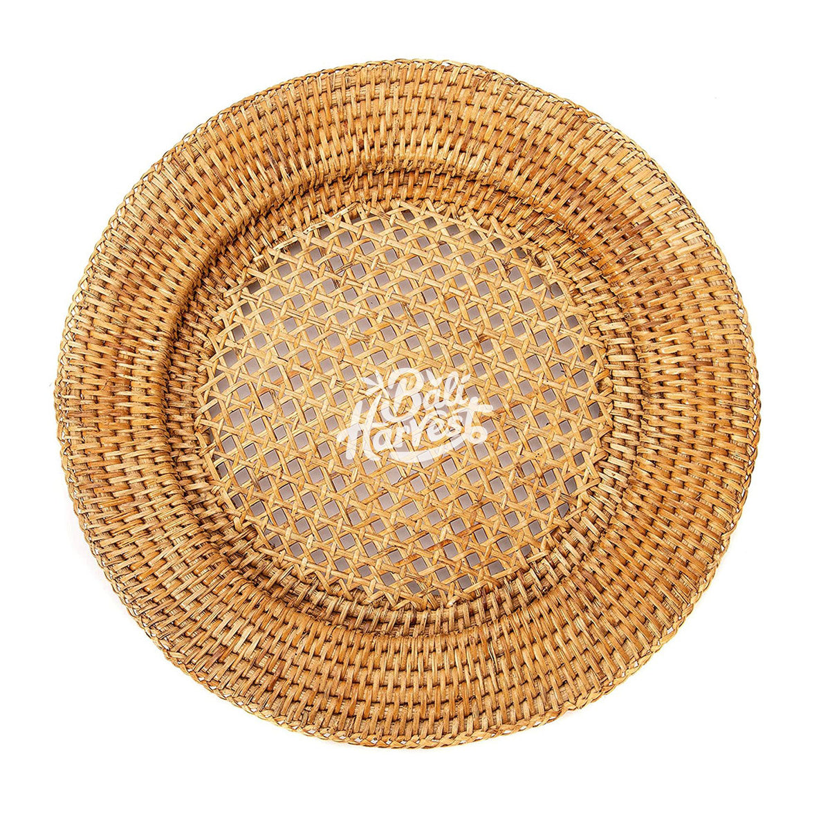 Woven Rattan Charger Plate (Brown) – Bali Harvest