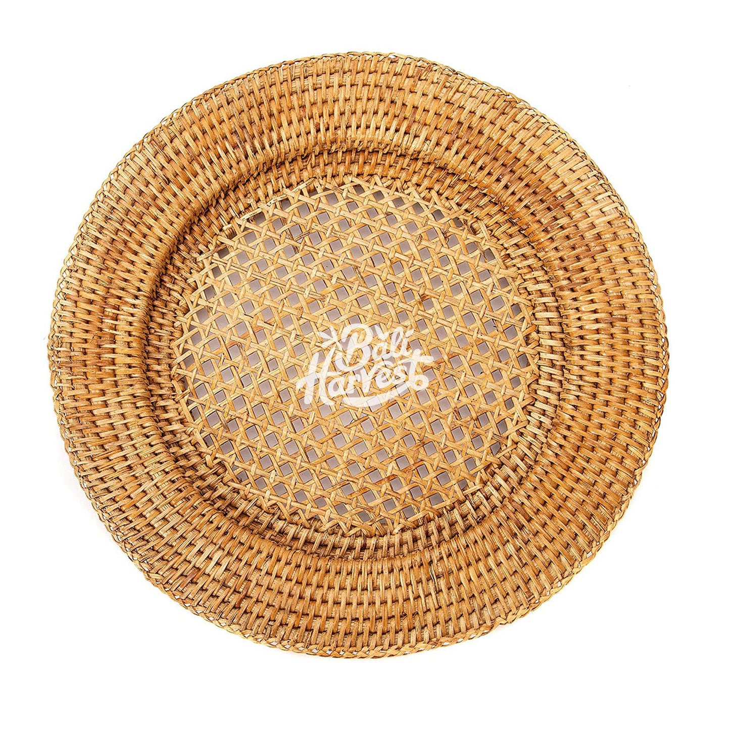 Woven Rattan Charger Plate (Brown)