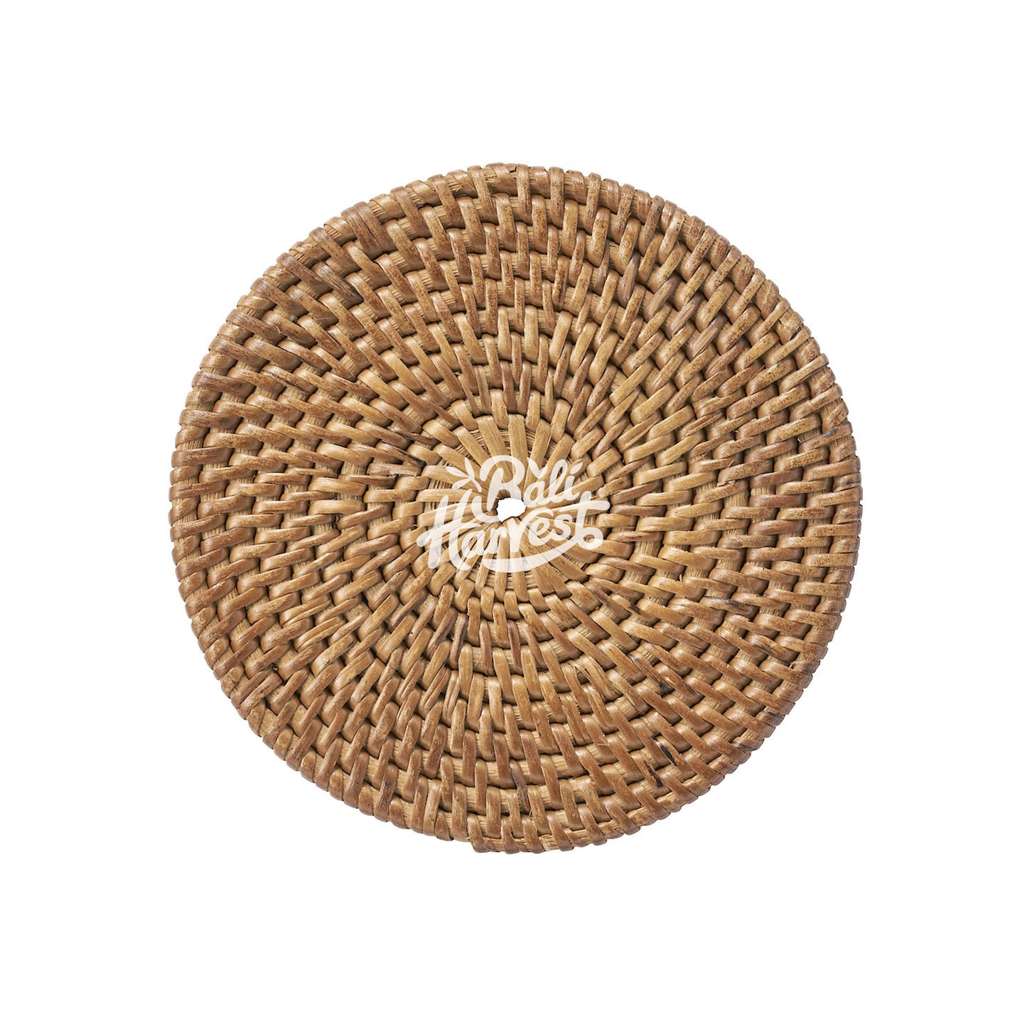 Round Rattan Coaster