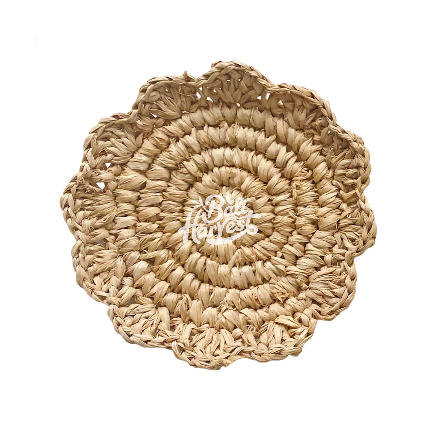 Scallop Raffia Coaster