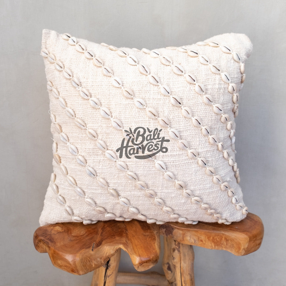 Boho Cushion Cover / Throw Pillow (Shell Diagonal)