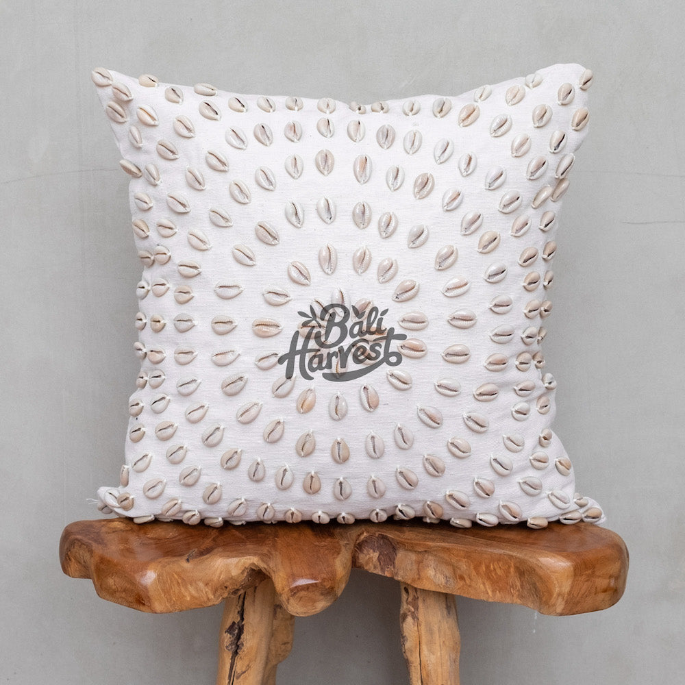 Boho Cushion Cover / Throw Pillow (Shell Round)