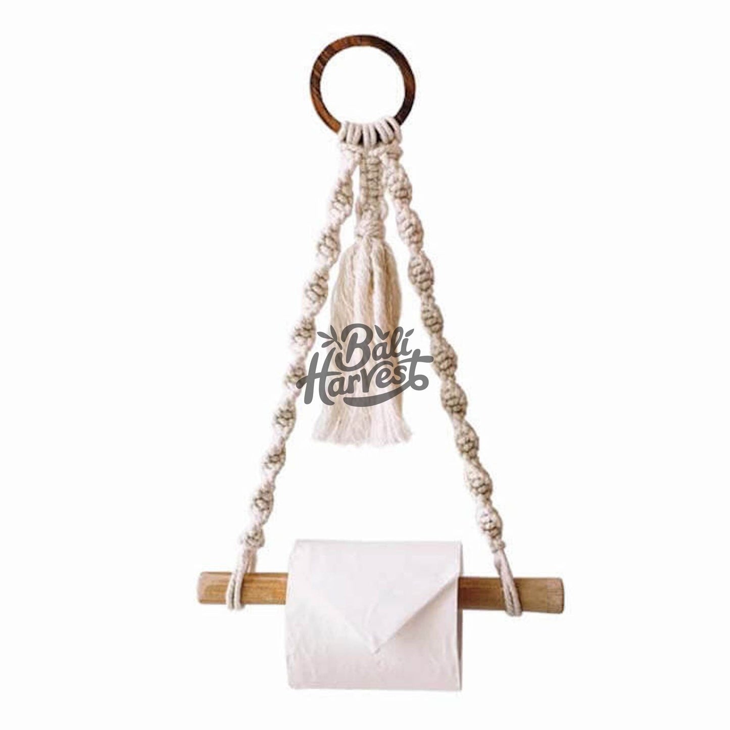 Macrame Toilet Paper Holder