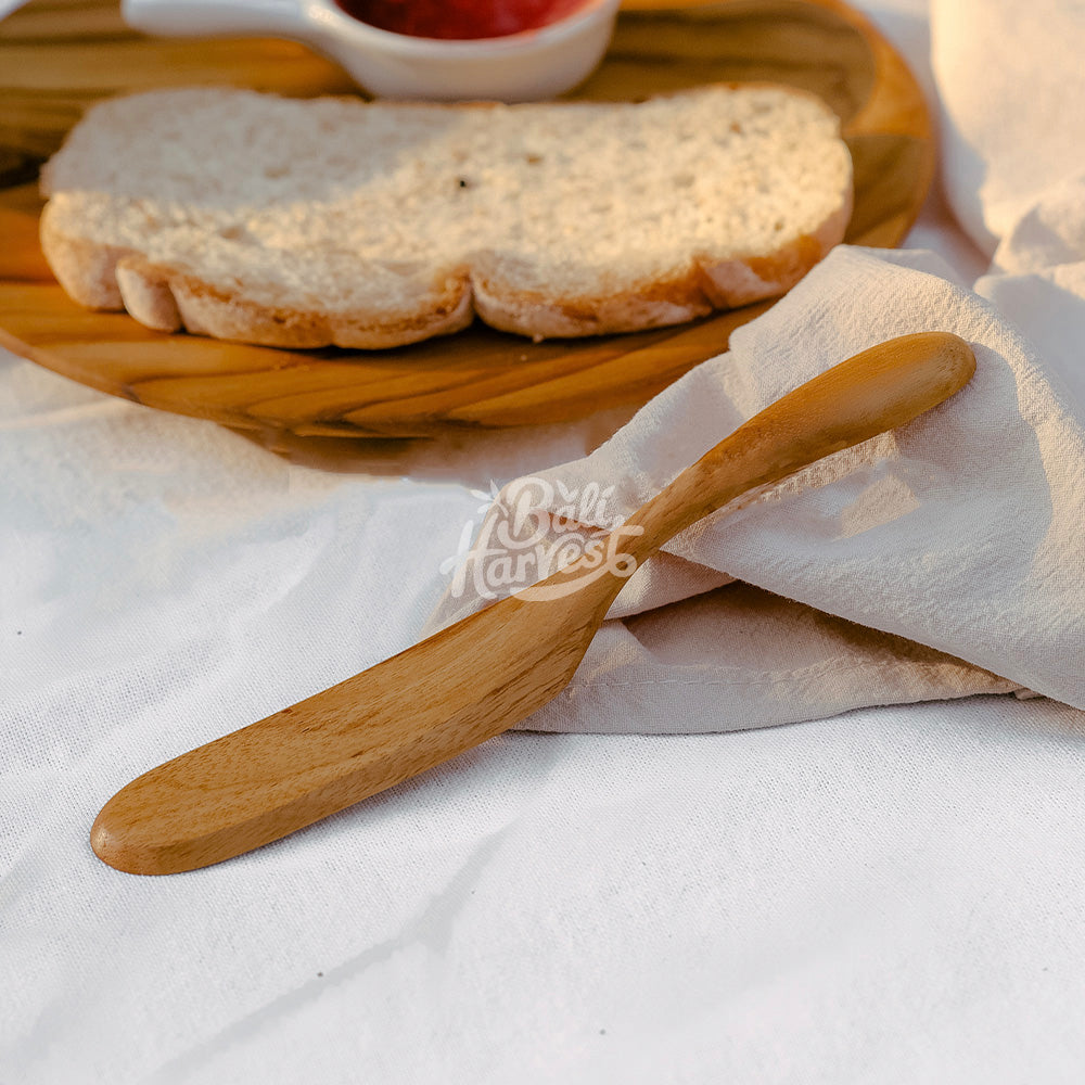 Teak Root Wooden Butter Spreader