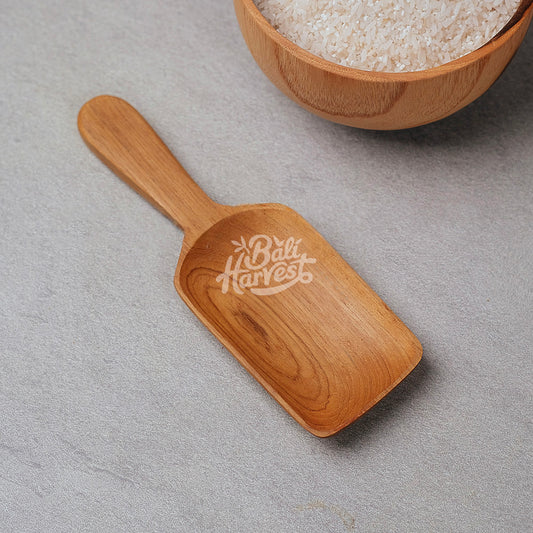 Teak Root Wooden Scoop Measuring Spoon (Design 10)