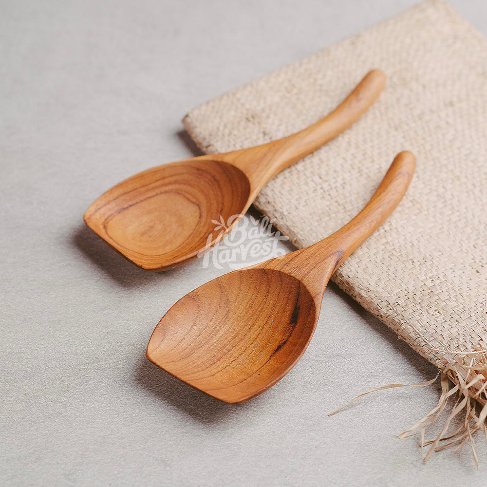 Teak Root Wooden Scoop Measuring Spoon (Design 11)